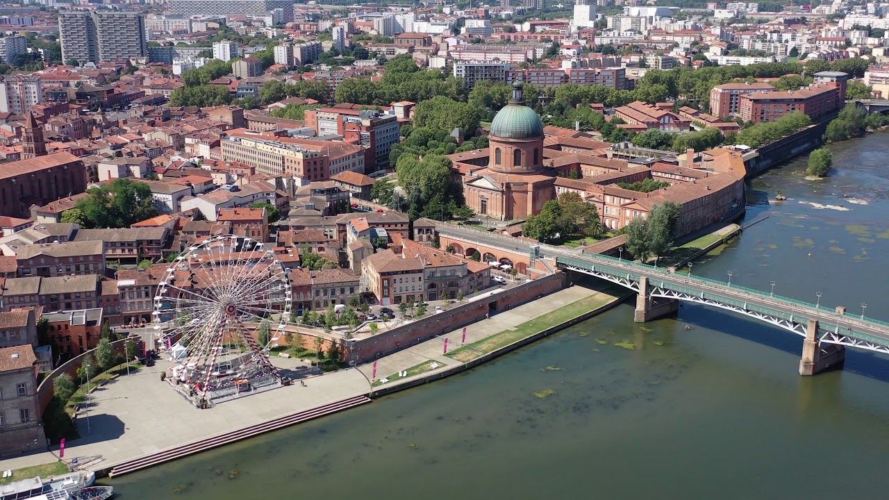 Toulouse vue par www immersiondrone com