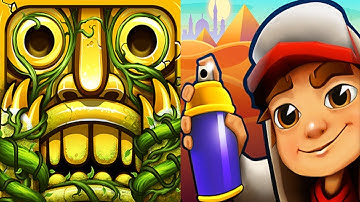 Temple Run 2 Sky Summit VS Subway Surfers Cairo Android iPad iOS Gameplay HD