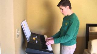 Cooper Baldwin Practices Jolly Old Saint Nicholas