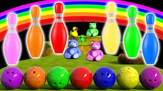 Bowling Ball & Rainbow Adventure - Learn Colors, Shapes Numbers For Kids Fun with Binkie TV screenshot 4