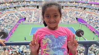 Aiyaana at the 2022 US Open  Getting Inspired by Coco Gauff