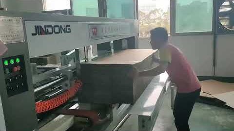 automatic folder glue and stitching machine