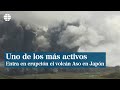 Entra en erupción uno de los volcanes más activos de Japón