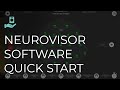 How to use neurovisor software eeg system  instruction