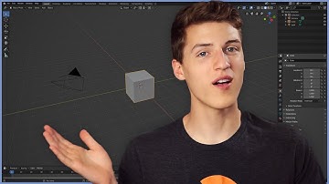 Blender 2.8 Basics Tutorial pt. 1 I Interface & Navigation for Beginners