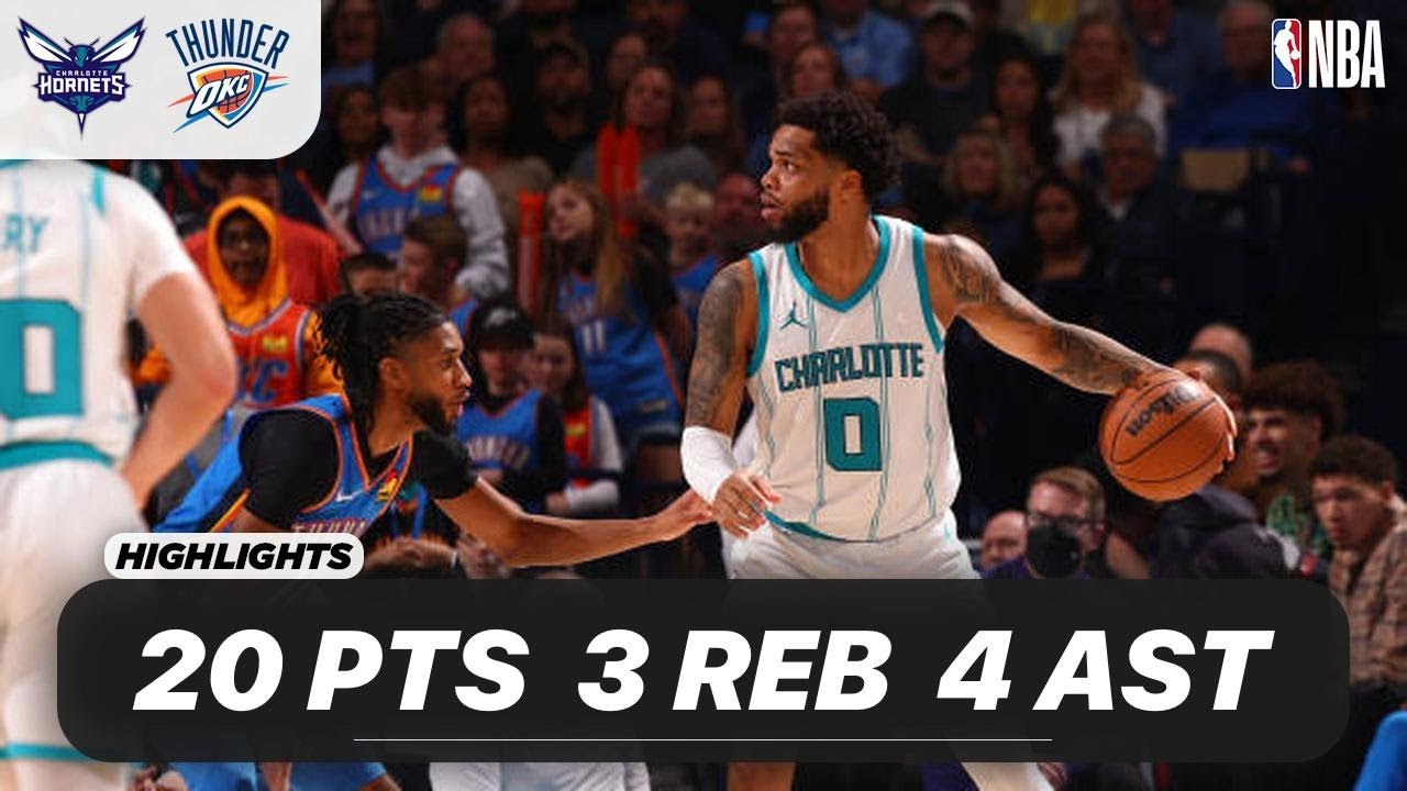 MILES BRIDGES vs OKLAHOMA CITY THUNDER | 20 PTS - 3 REB - 4 AST - 1 BLK - 1 STL | 03-22-2025 Highlig