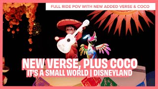 It's a Small World Ride POV with NEW Final Verse Added at Disneyland Park