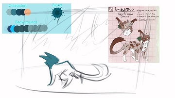 Coyote Lineless Oc Colour Palette MAP Thumbnail Submission