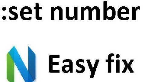 How to show line numbers in nvim