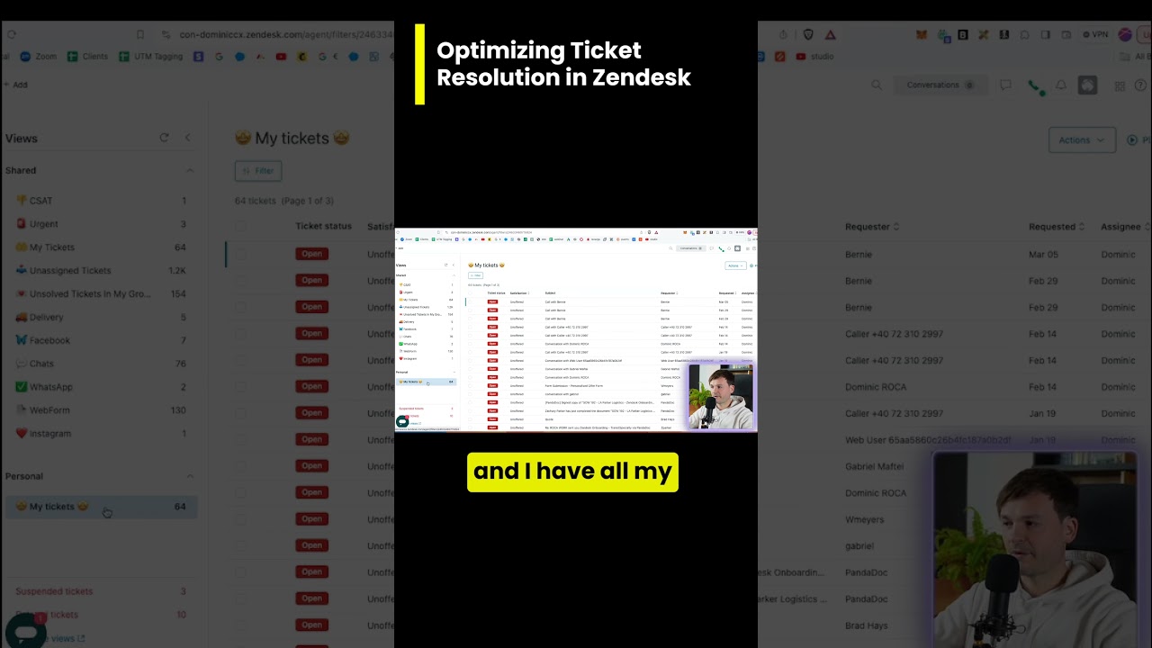 How To Solve Tickets Faster As A Zendesk Agent | Create a personal view