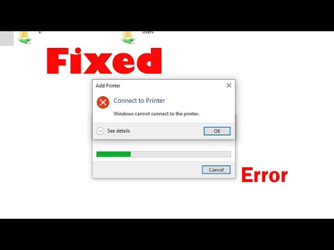 Windows cannot connect to the printer Error in windows 10 sharing printer Fixed