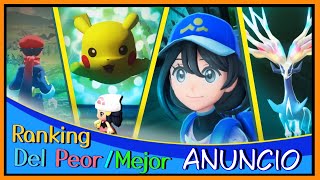 Ranking: Del peor al mejor Trailer de Revelación Pokemon (Era 3d)
