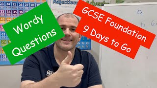 GCSE Foundation Revision - 9 Days to Go - Corbettmaths