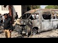 Charred Remains At Scene Of Karachi Blast