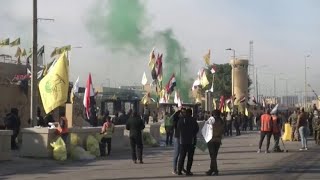 Angespannte Lage vor der amerikanischen Botschaft in Bagdad