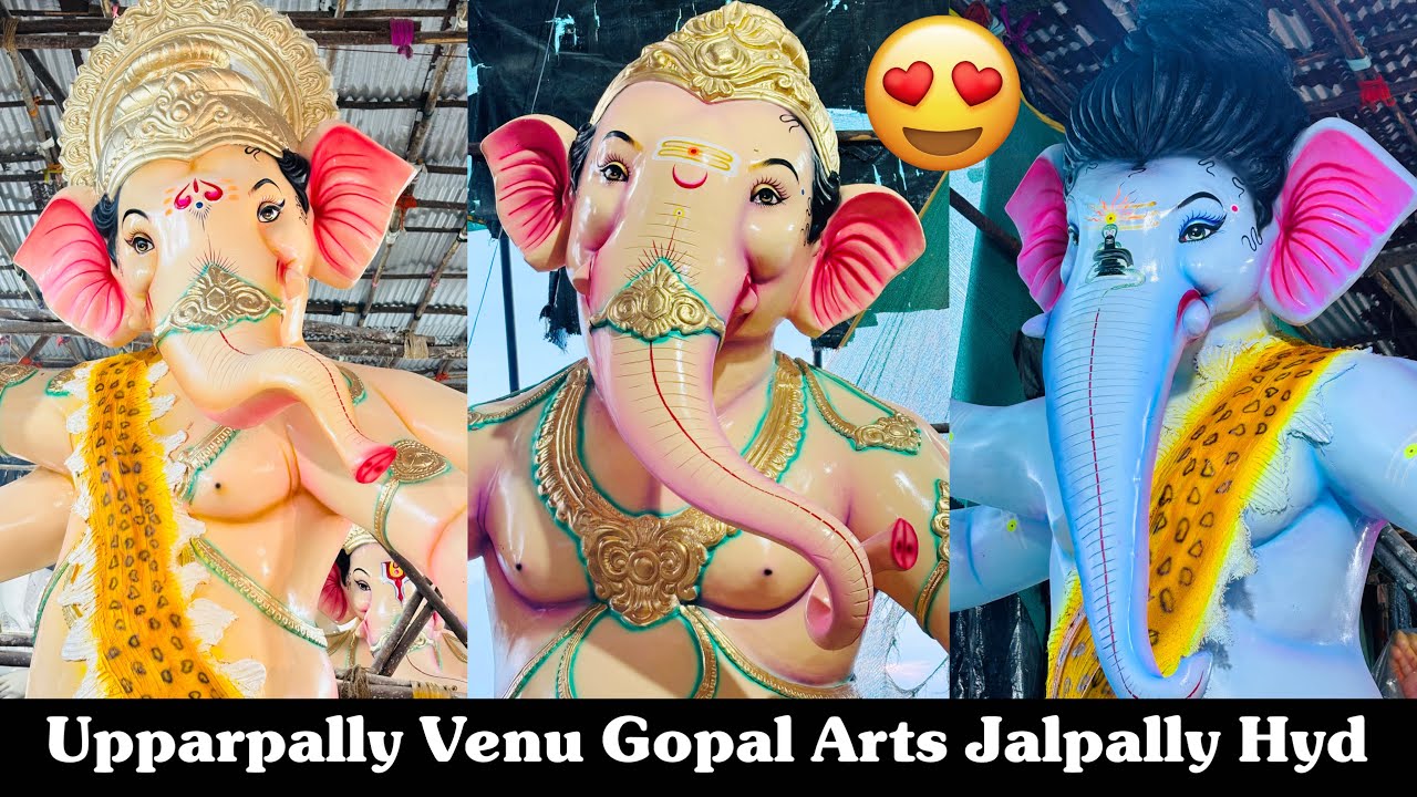 Upparpally Venu Gopal Arts Jalpally Hyderabad | Mumbai Ganesh Making 2025 EP2 | Ganpati Making 2025