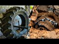 Repairing Big Tractor Tire Using Aluminium Mold || The Most Amazing Process of Giant Tire Retreading