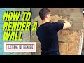 How To Render A Wall | COMPLETE BEGINNERS GUIDE...FULL PROCESS!