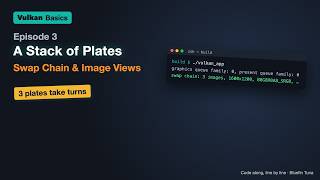 Vulkan Basics 03: A Stack of Plates · Swap Chain & Image Views