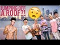 JUMPING OFF CAMERON DALLAS' ROOF!! 😵