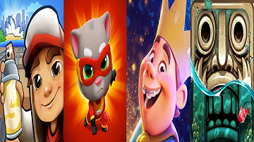 Talking Tom Hero Dash 🆚 Subway Surfers 🆚 Subway Surfers City 🆚 Temple Run 2