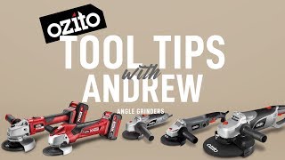 Ozito Angle Grinder Tool Tips