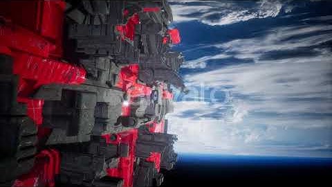 Alien UFO Near Earth | Motion Graphics - Envato elements