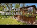 We built a greenhouse in our backyard the complete process from start to finish