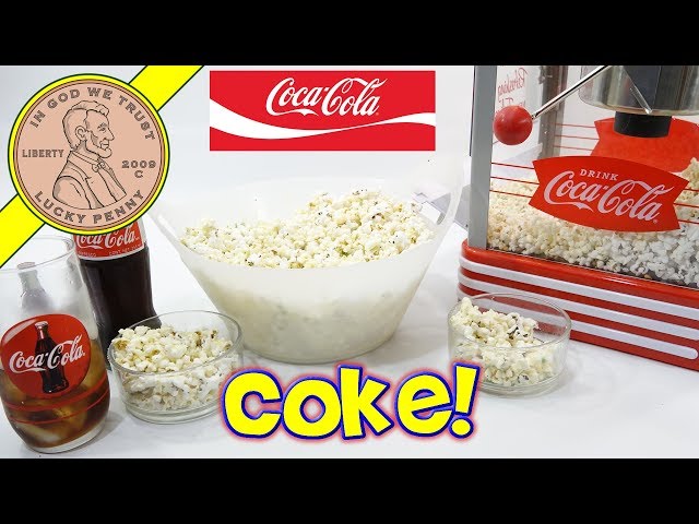 Coca-Cola Tabletop Kettle Popcorn Popper