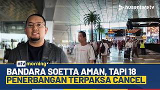 Injourney Airports Bandara Soekarnohatta Kondusif 18 Penerbangan Ke Timur Tengah Dibatalkan  Ntv