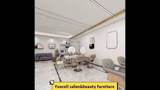 Yoocell Modern salon furniture/ real scene for mirror station, salon chair, salon&beauty equipment.