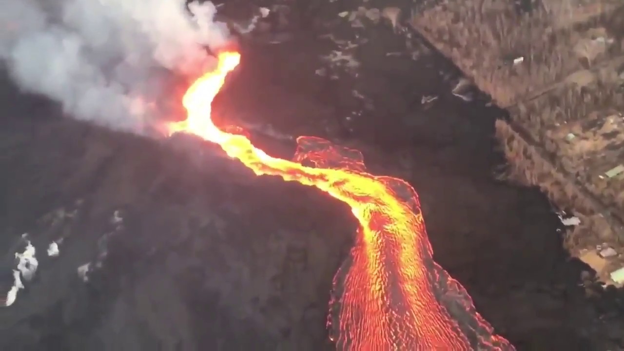 Puna Lava Magma Flow Updated Noon 