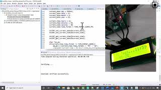 014 Testing Real time clock application on LCD screenshot 5