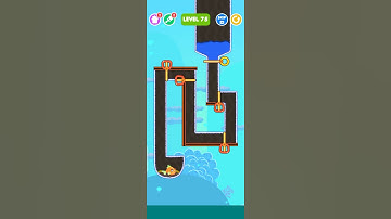 save the fish Level 75 - mobile game/fishdom #shorts