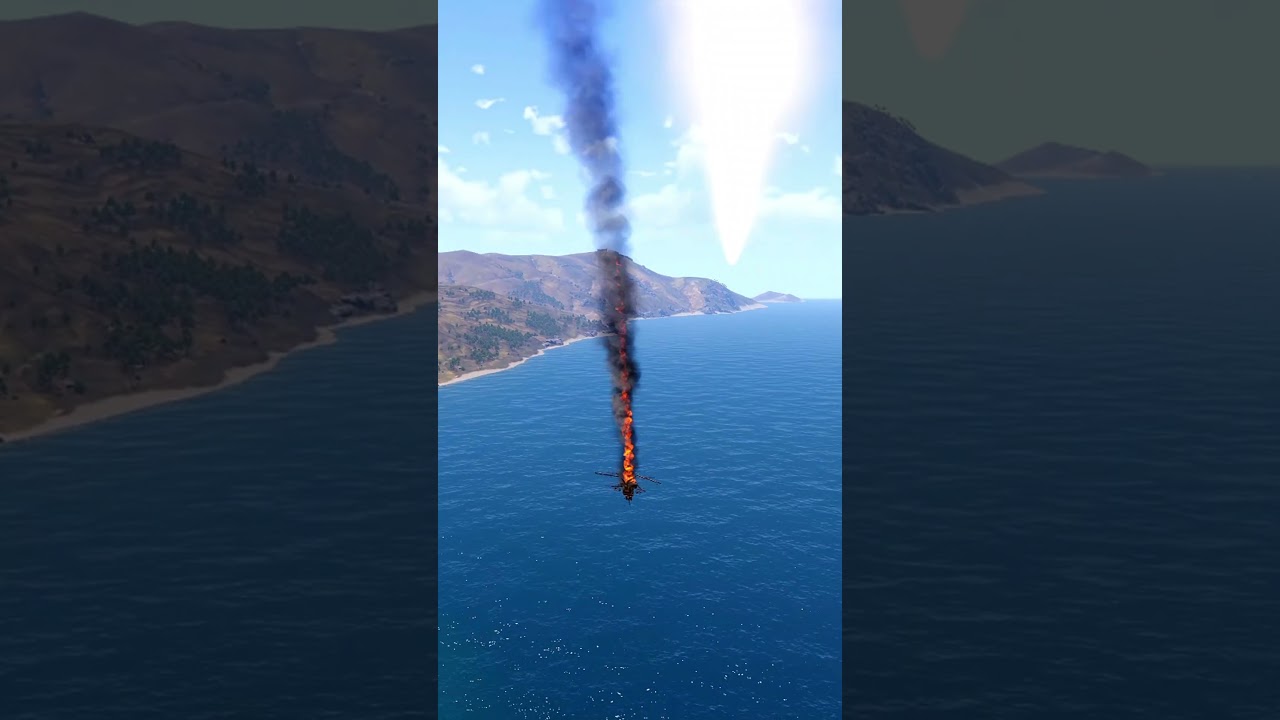 F-16 Fighter Jet vs Mi-48 Kajman Attack Helicopter 