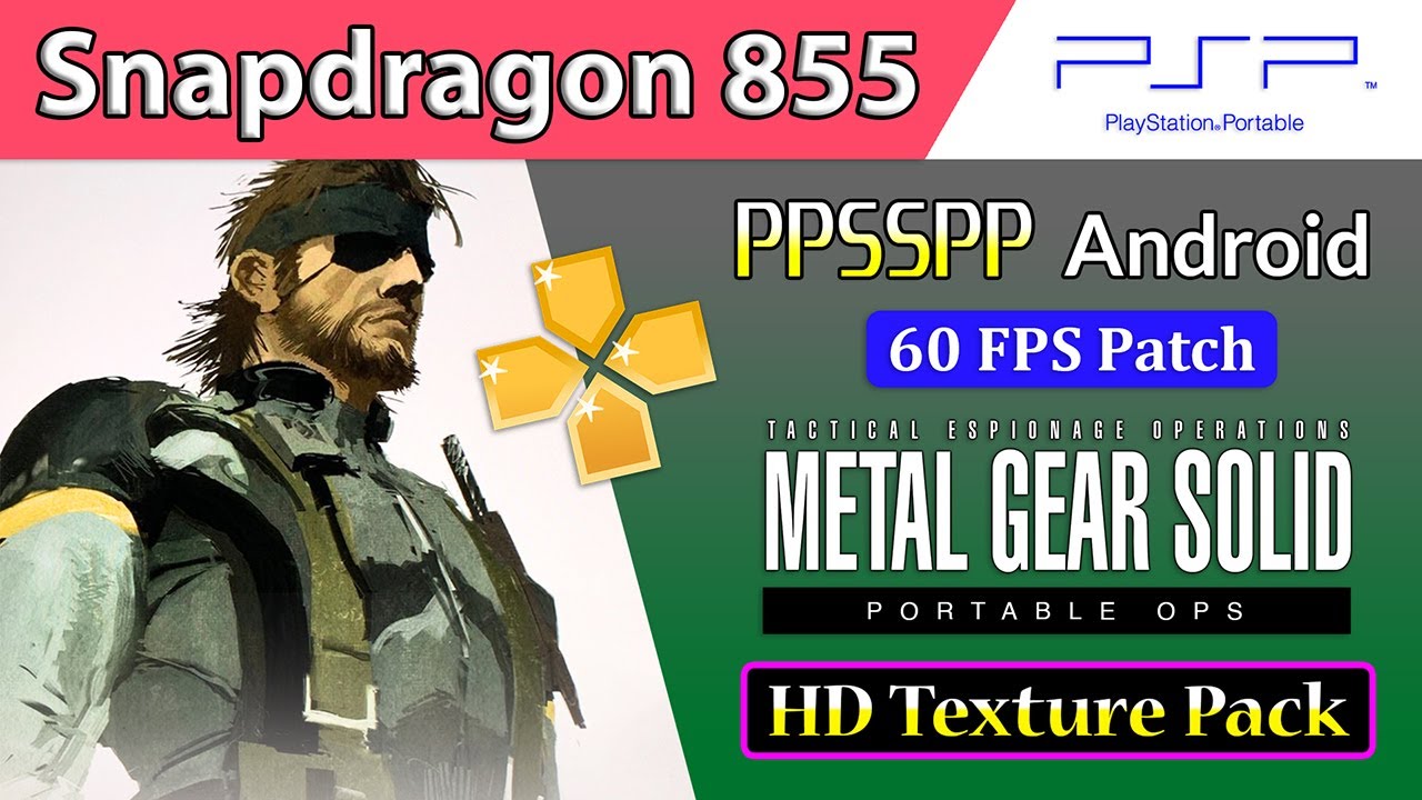 Metal Gear Solid Portable Ops HD Texture Pack • 60