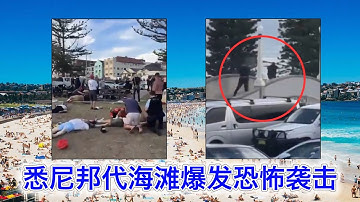 突发：悉尼邦代海滩恐怖袭击，两名枪手朝人群开枪，疑似极端反犹分子