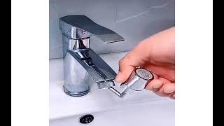 Nounouqi 節水ブースター水栓 蛇口シャワー 720°回転 切り替え2種モード(快適なバブルモード+シャワーモード) 洗面台 キッチン水栓