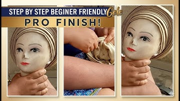 “Beginner to Pro: Learn How to Tie Round Gele Step-by-Step”
