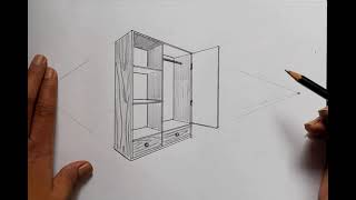 How to Draw cupboard 