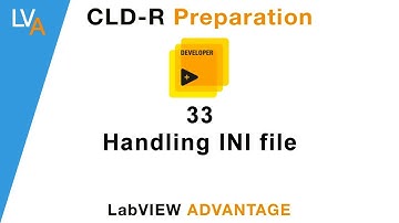 LabVIEW CLD R 33 Handling INI file