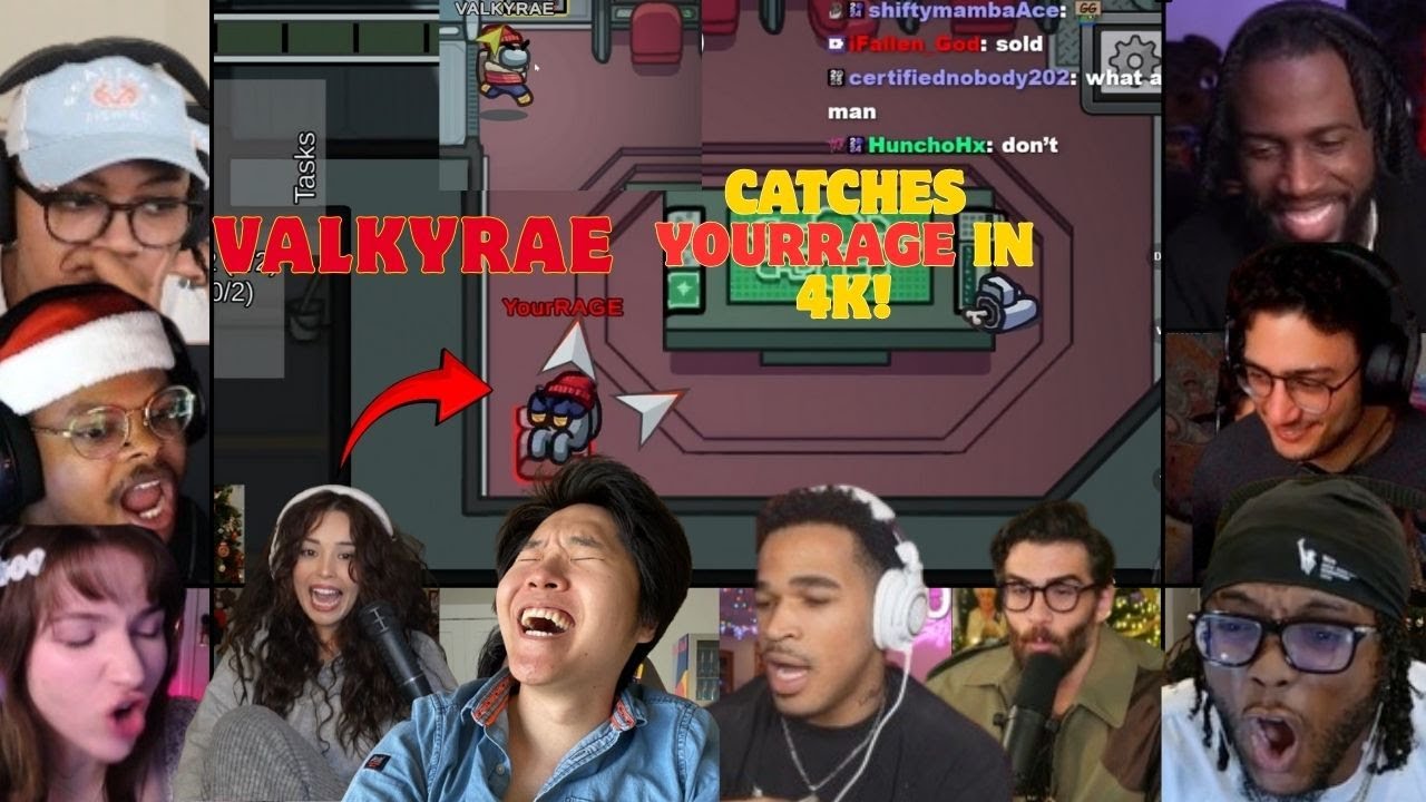 Valkyrae Scream for her Life as She Clock Yourrage Poppin out of the Vent! ft Disguised Toast & More