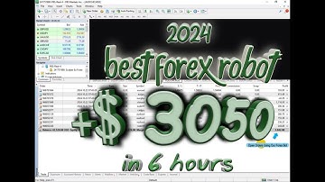 Best Forex Robot 2024 +$3050 IN 6 HOURS - Live Robot trading scalping