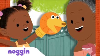 Circle Time Stories: The Lion Who Lost His Roar! 🦁 Learn Animal Sounds w/ JoJo & Gran Gran | Noggin