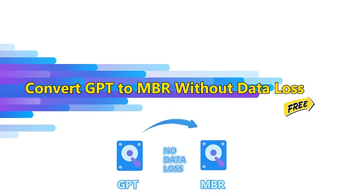 How to Convert GPT to MBR Without Data Loss for Free in Windows?