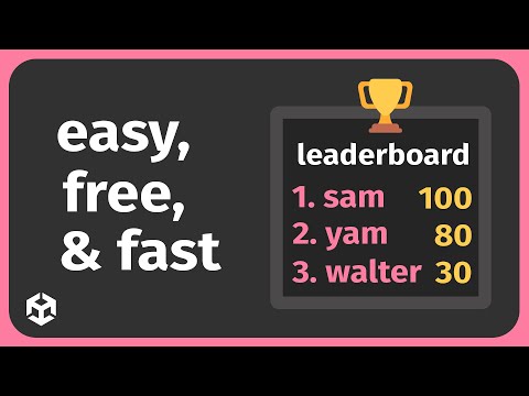 How to make an Online Leaderboard in Unity for Free! 