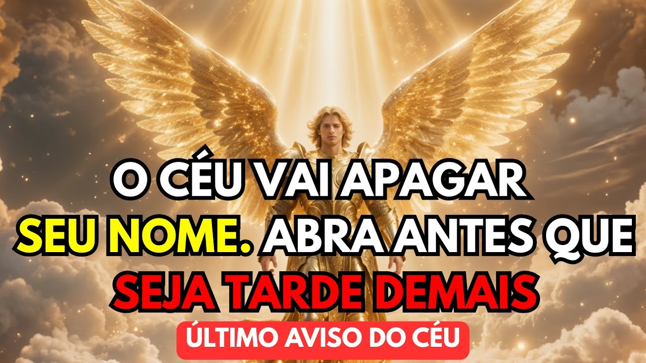 O Arcanjo Miguel Alerta: Seu Nome Pode Ser Apagado