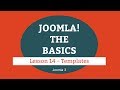 Joomla 3 Tutorial - Lesson 14 - Templates Joomla 3 Tutorial - Lesson 14 - Templates
