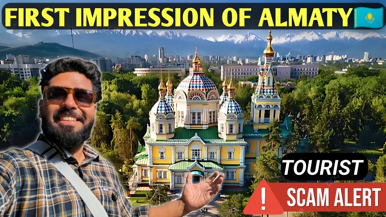 Almaty kazakhstan 🇰🇿 - First Impression | মাত্র 30 টাকায় Public Bus-এ চরে Zenkov Cathedral দেখলাম