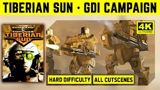 C&C TIBERIAN SUN 4K - GDI CAMPAIGN ON HARD - ALL CUTSCENES